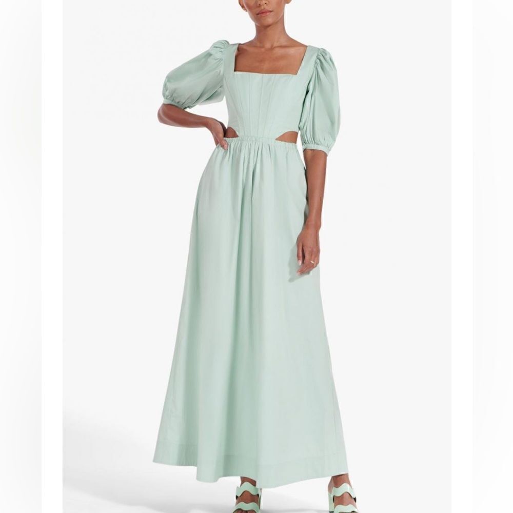 STAUD ASTRO DRESS | SAGE size 4